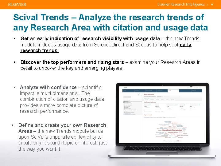 | Scival Trends – Analyze the research trends of any Research Area with citation