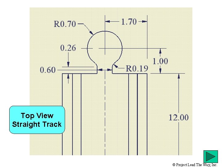 Top View Straight Track © Project Lead The Way, Inc. 