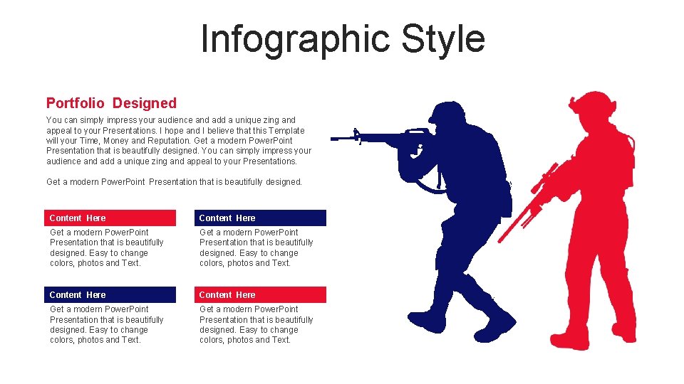 Infographic Style Portfolio Designed You can simply impress your audience and add a unique