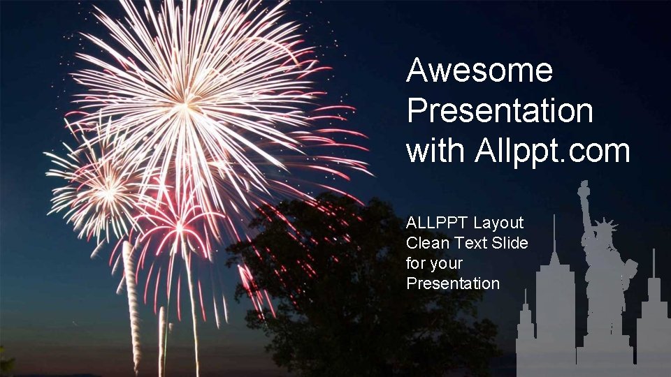 Awesome Presentation with Allppt. com ALLPPT Layout Clean Text Slide for your Presentation 