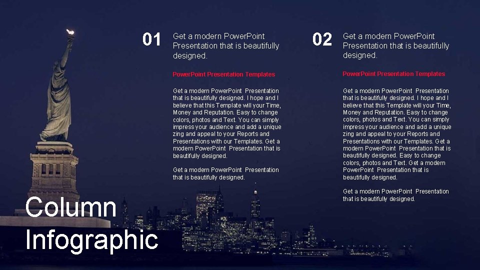 01 Get a modern Power. Point Presentation that is beautifully designed. Power. Point Presentation