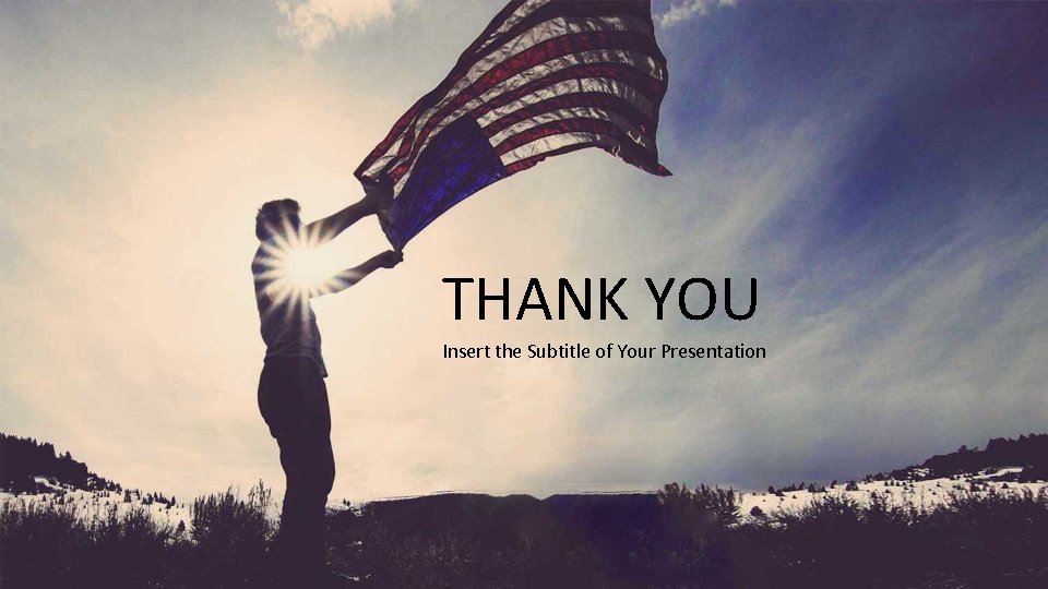 THANK YOU Insert the Subtitle of Your Presentation 