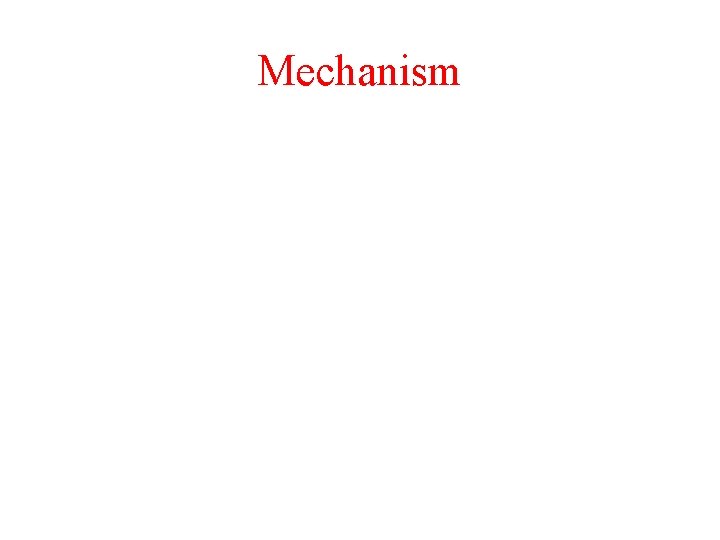 Mechanism 