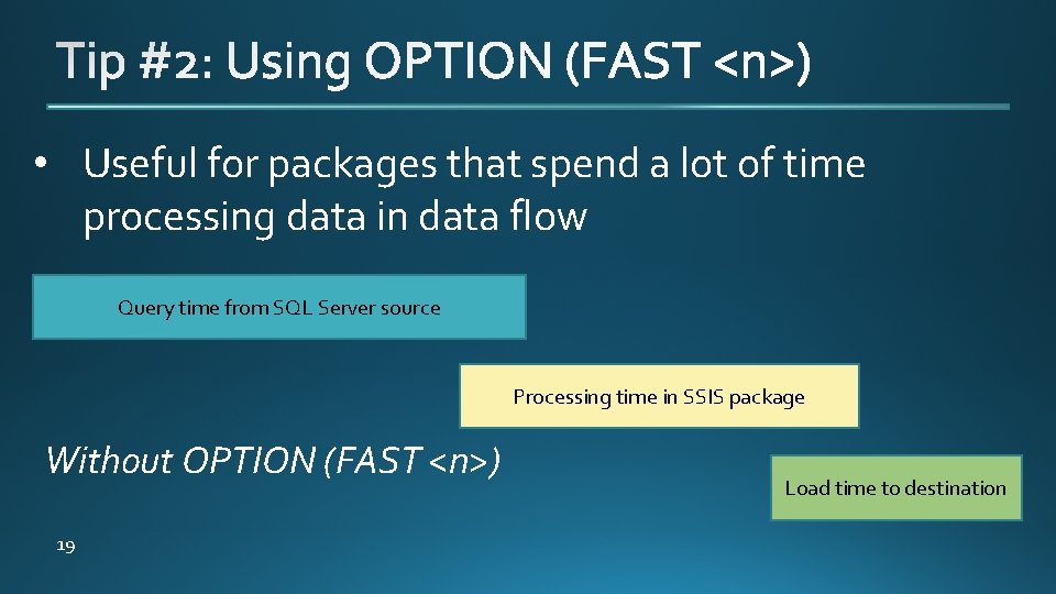  • Useful for packages that spend a lot of time processing data in