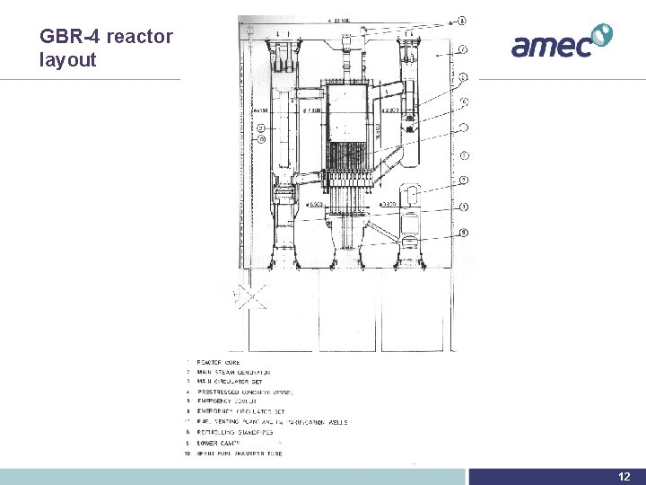 GBR-4 reactor layout 12 