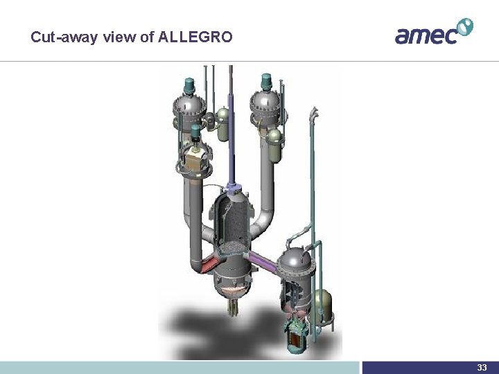 Cut-away view of ALLEGRO 33 