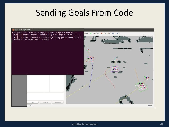 Sending Goals From Code (C)2014 Roi Yehoshua 40 