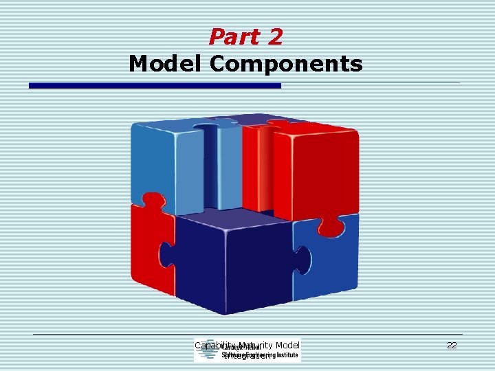 Part 2 Model Components Capability Maturity Model Integration 22 