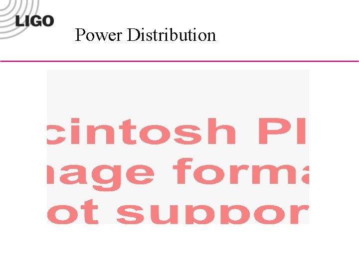 Power Distribution 