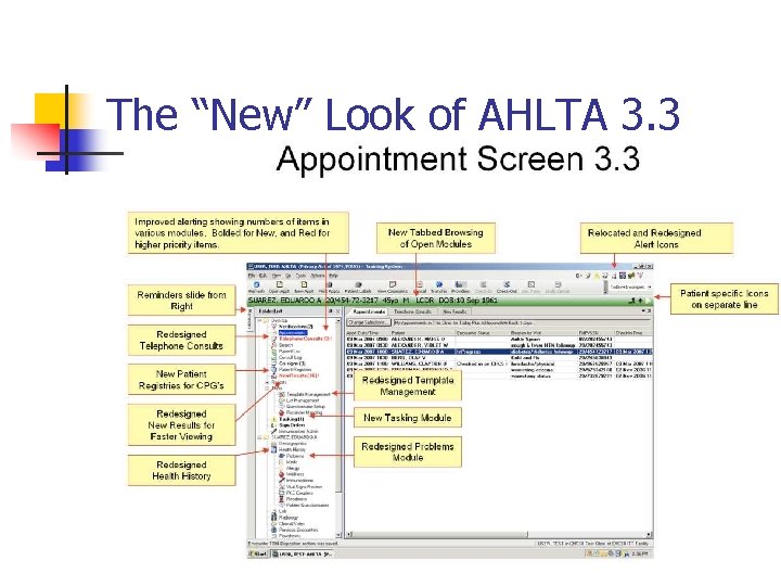 The “New” Look of AHLTA 3. 3 