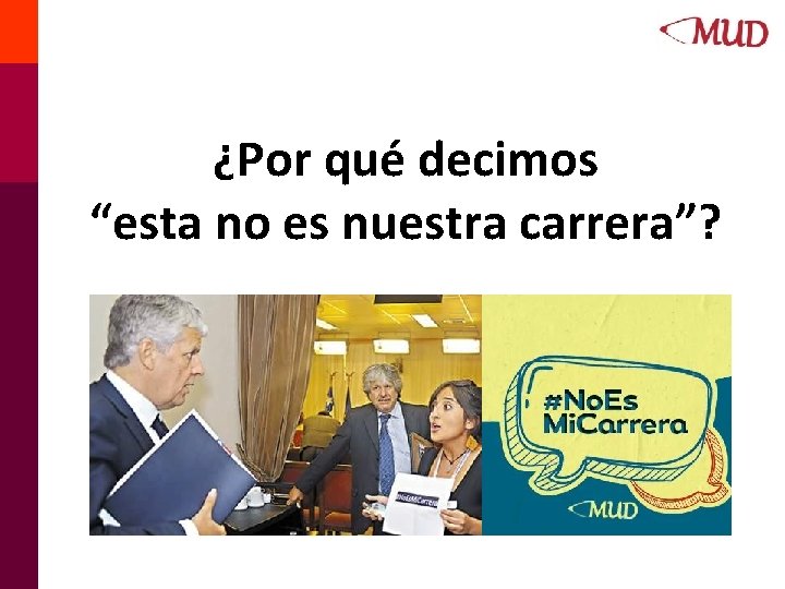 ¿Por qué decimos “esta no es nuestra carrera”? ¿Por qué decimos “esta no es nuestra carrera”?