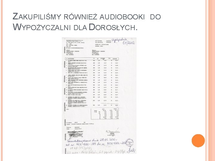 ZAKUPILIŚMY RÓWNIEŻ AUDIOBOOKI WYPOŻYCZALNI DLA DOROSŁYCH. DO 