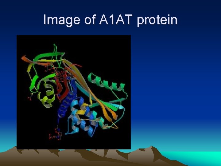 Image of A 1 AT protein 