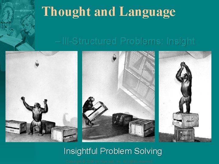 Thought and Language – Ill-Structured Problems: Insightful Problem Solving Copyright © 2000 by Harcourt,