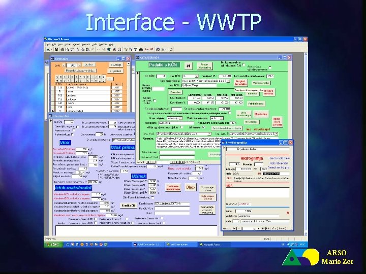 Interface - WWTP ARSO Mario Zec 