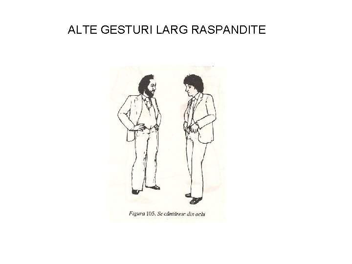 ALTE GESTURI LARG RASPANDITE 