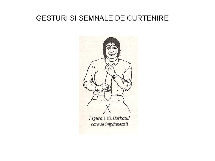 GESTURI SI SEMNALE DE CURTENIRE 