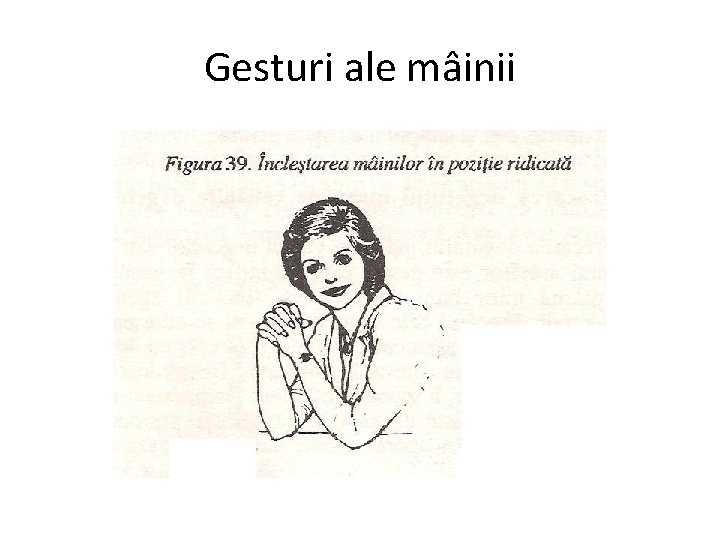 Gesturi ale mâinii 