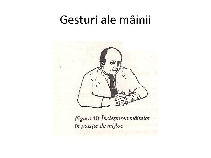 Gesturi ale mâinii 