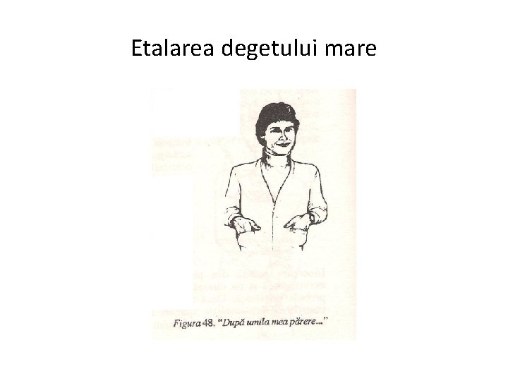 Etalarea degetului mare 