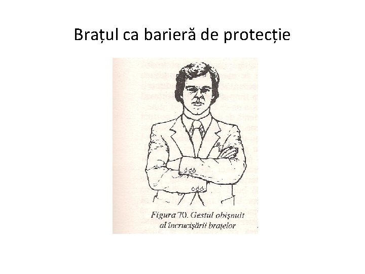 Brațul ca barieră de protecție 