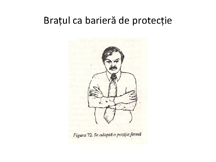 Brațul ca barieră de protecție 