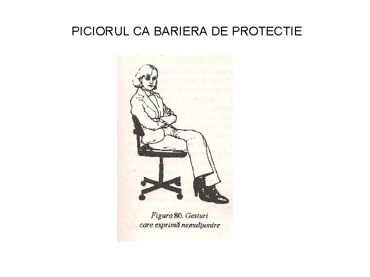 PICIORUL CA BARIERA DE PROTECTIE 