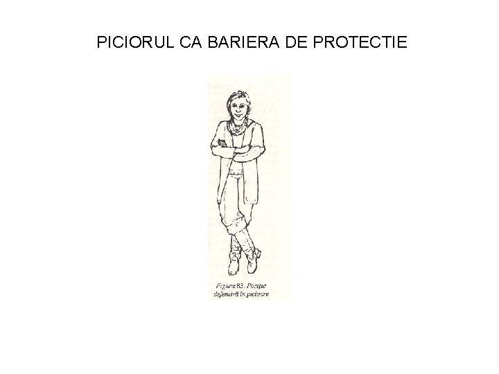 PICIORUL CA BARIERA DE PROTECTIE 