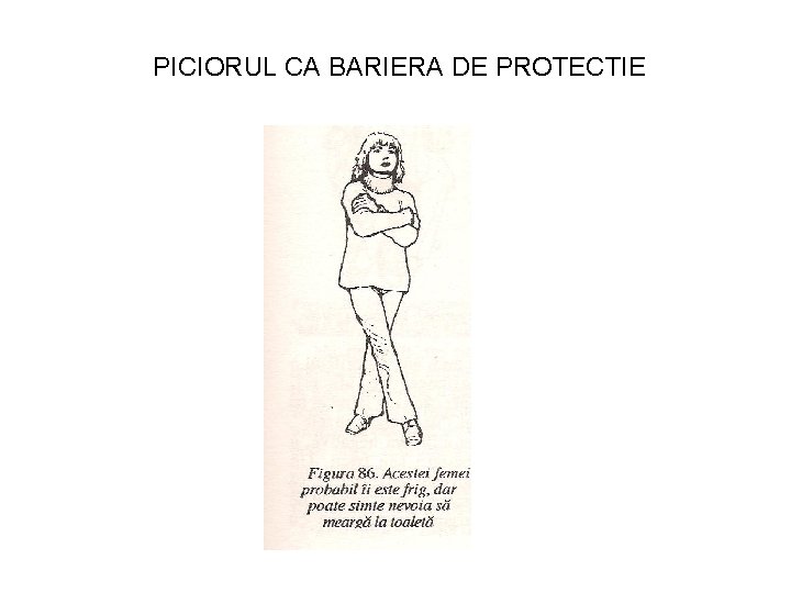 PICIORUL CA BARIERA DE PROTECTIE 