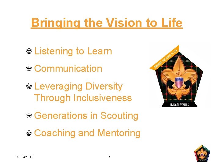 Bringing the Vision to Life Listening to Learn Communication Leveraging Diversity Through Inclusiveness Generations