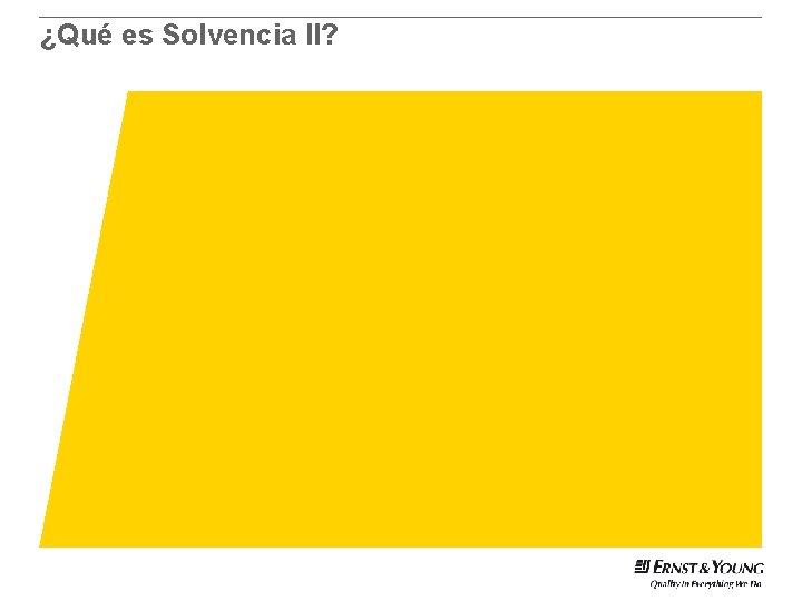 ¿Qué es Solvencia II? 