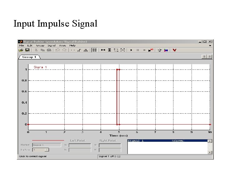 Input Impulse Signal 