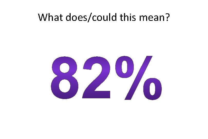 What does/could this mean? 