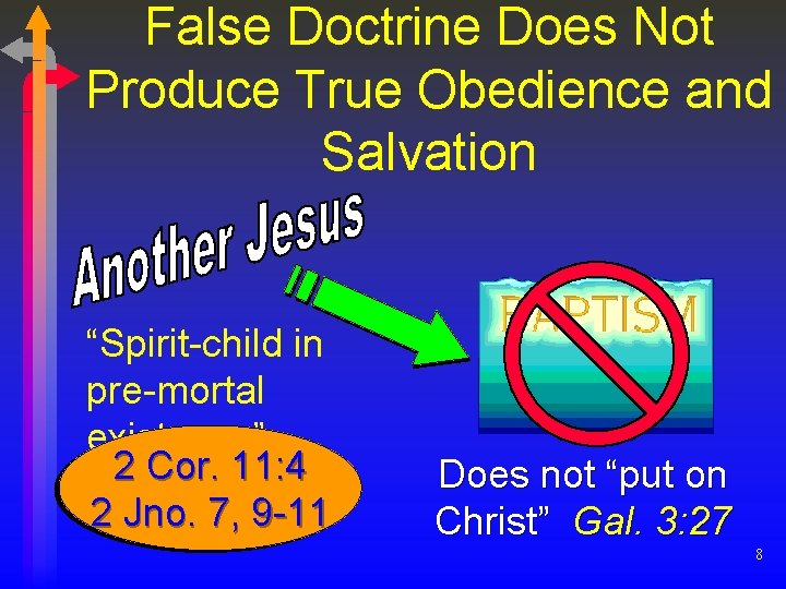 False Doctrine Does Not Produce True Obedience and Salvation “Spirit-child in pre-mortal existence” 2