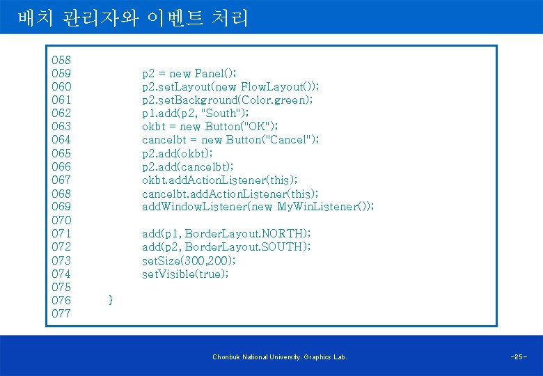 배치 관리자와 이벤트 처리 058 059 060 061 062 063 064 065 066 067