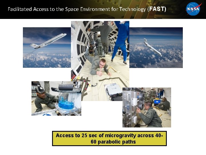 Facilitated Access to the Space Environment for Technology (FAST) Access to 25 sec of