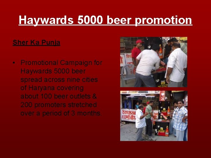 Haywards 5000 beer promotion Sher Ka Punja • Promotional Campaign for Haywards 5000 beer