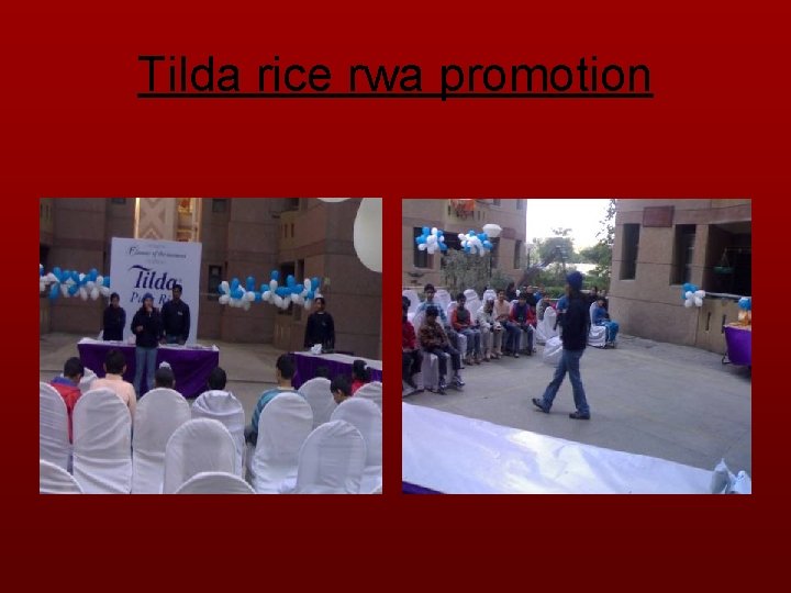 Tilda rice rwa promotion 