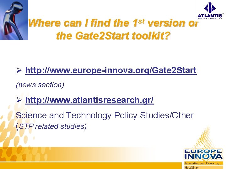 Where can I find the 1 st version of the Gate 2 Start toolkit?