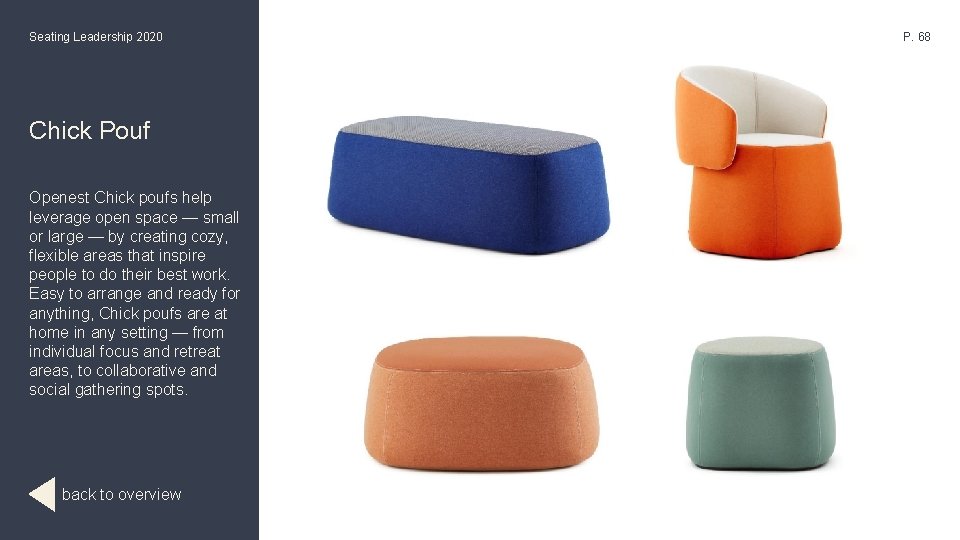 Seating Leadership 2020 Chick Pouf Openest Chick poufs help leverage open space — small