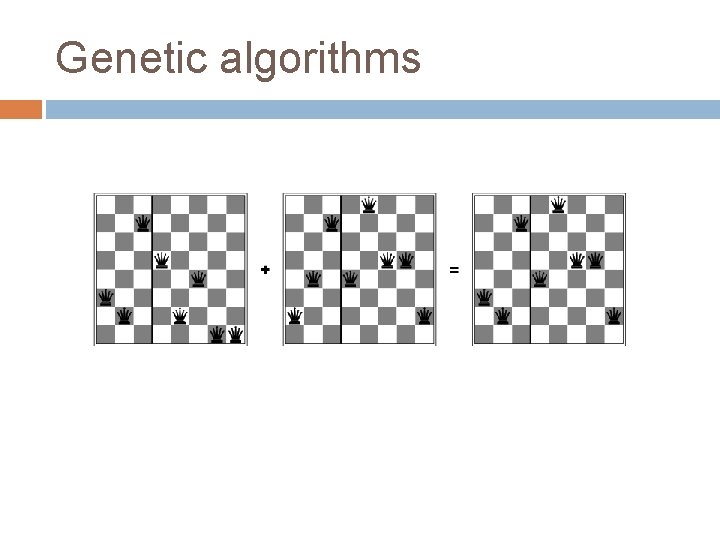 Genetic algorithms 