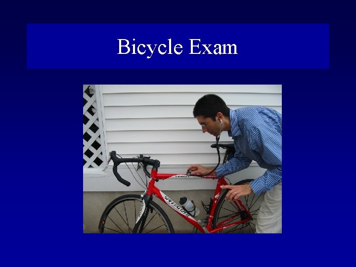 Bicycle Exam 