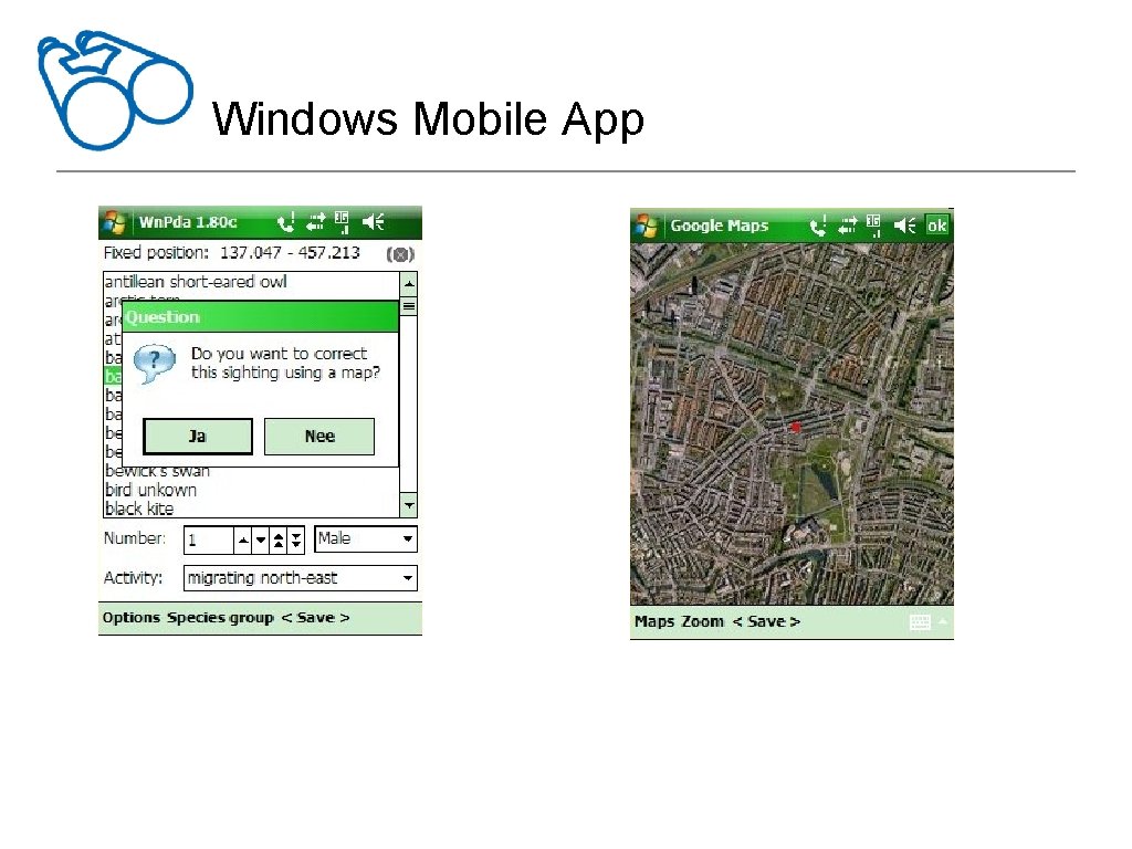 Windows Mobile App 