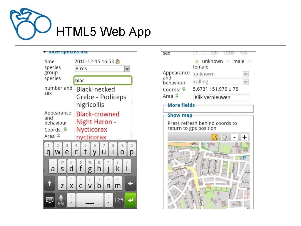 HTML 5 Web App 