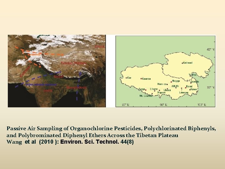 Passive Air Sampling of Organochlorine Pesticides, Polychlorinated Biphenyls, and Polybrominated Diphenyl Ethers Across the
