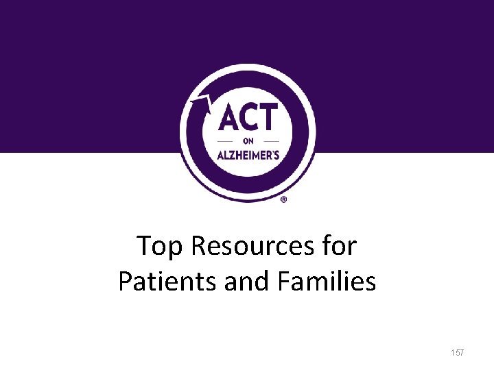 Top Resources for Patients and Families 157 