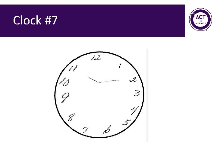 Clock #7 Clock #7