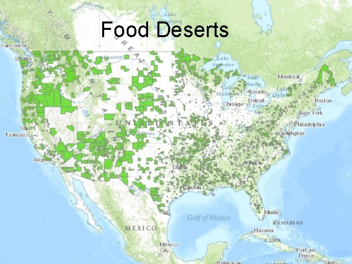 Food Deserts 