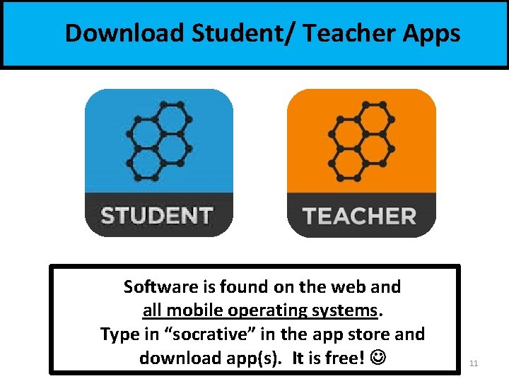 Download Student/ Teacher Apps Software is found on the web and all mobile operating