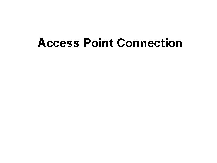 Access Point Connection 